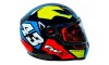 CAPACETE FW3 GTX 43 COM ÓCULOS PRETO/AMARELO/AZUL/LARANJA Nº56/58/60